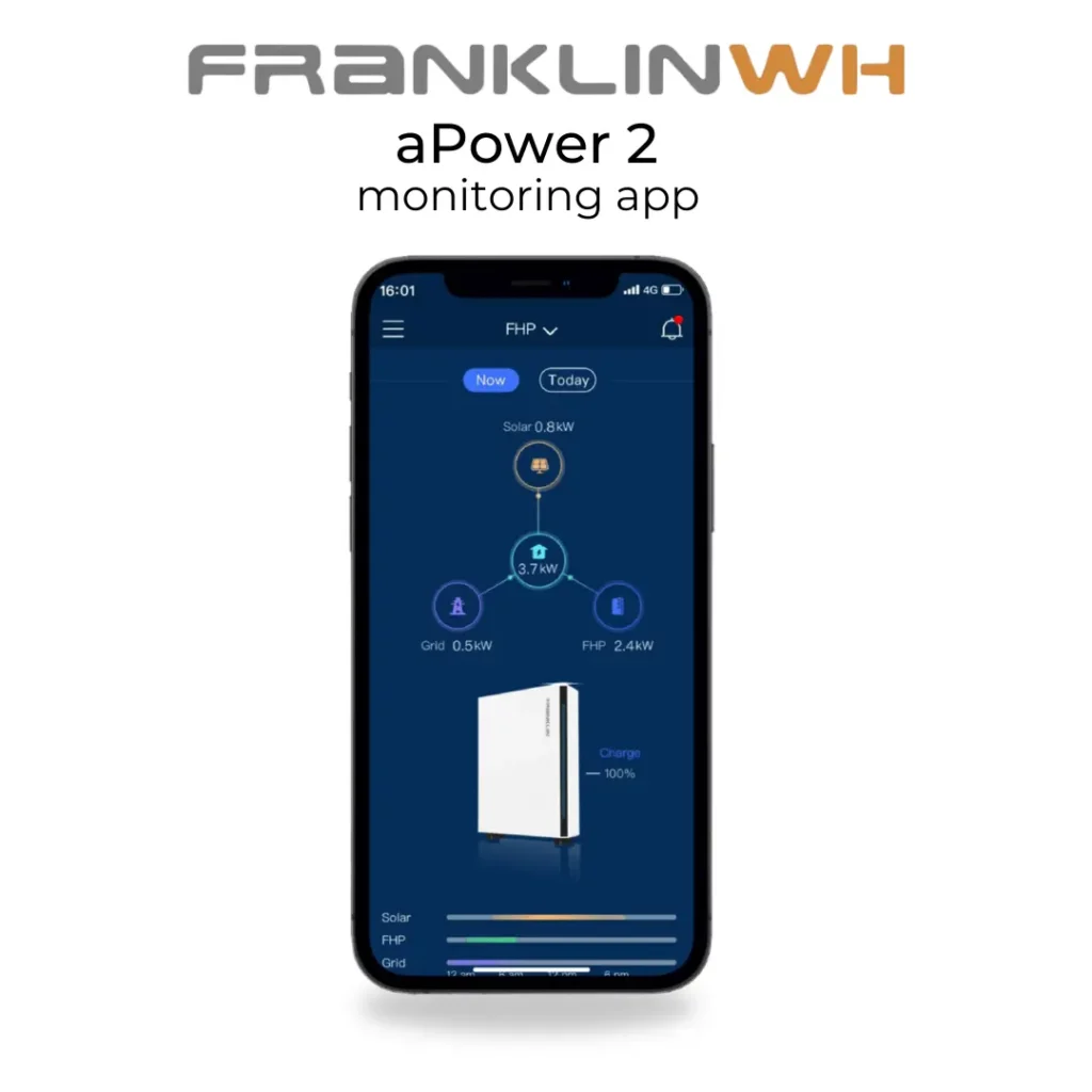 FranklinWH aPower 2 Battery Monitoring Software App