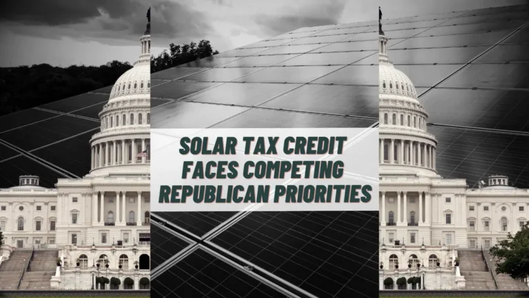solar tax credit faces competing republican priorities