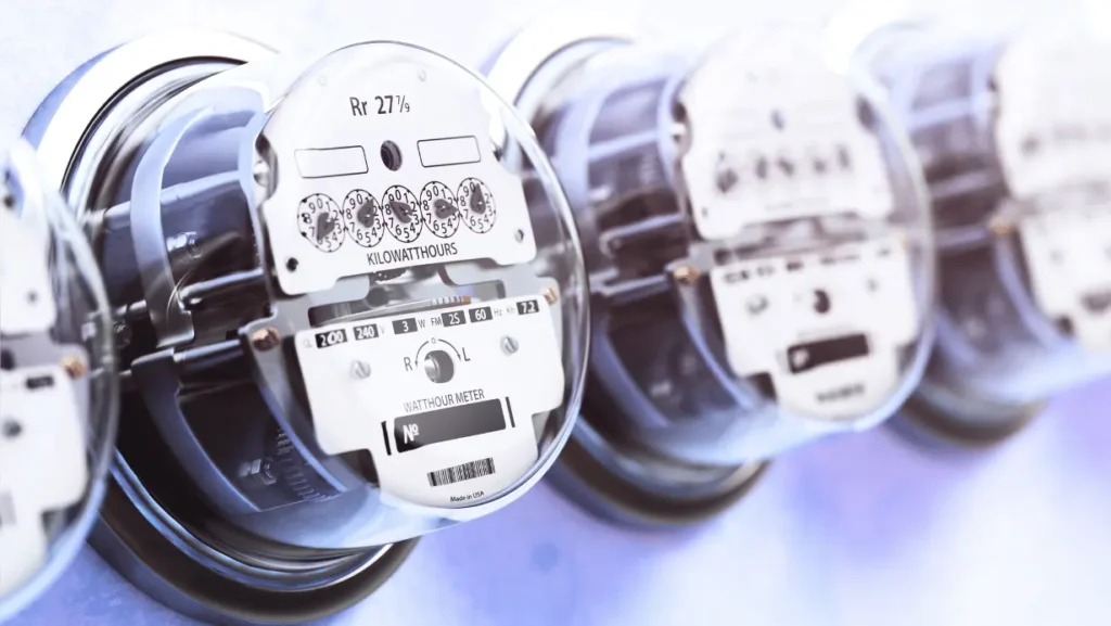 solar net meter, power meter, electrical meter