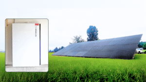 Ground-mount solar panels and battery backup for home in Independence, Oregon