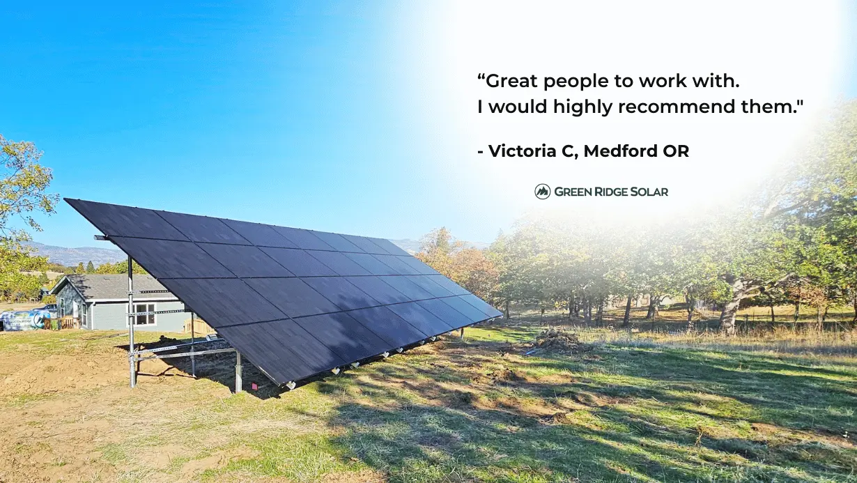 Solar Panel Install for Family in Medford, Oregon