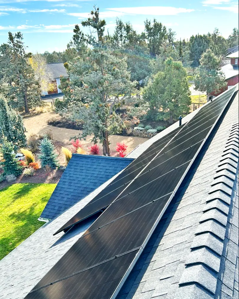 Solar panels and battery backup for family in Bend, Oregon